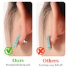 6PCS Earring Lifters Backs, Earring Backs for Droopy Ears Adjustable
