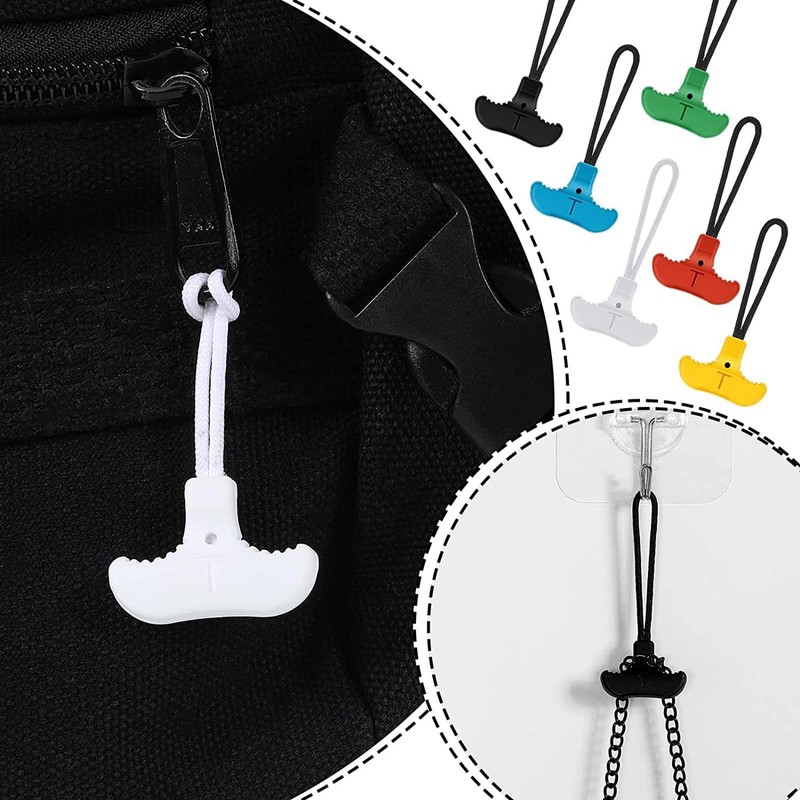 LUOFANG Zipper Pull Zipper Extender Replacement Luggage Paracord Zipper Pull