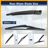 Partuto Rear Windshield Wiper Blade Arm Set for Honda Civic