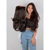 Stasia Street 24-Inch Out Curl Clip-In Korean Synthetic Breatheable Hair