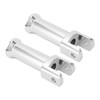 Passenger Foot Peg Mounts Kit 50500769 Silver Sturdy Stable High