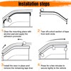 Tape On Window Visor Deflectors Compatible with 1988-1998 Chevy C