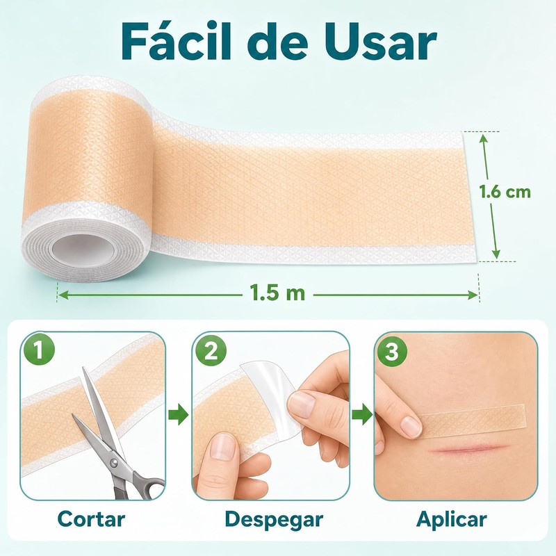 Parches Silicona para Cicatrices – Láminas Reutilizables para Cesárea y
