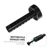 ULTECHNOVO Motorcycle Exhaust System Detachable Pipe Heat Sink for Enhanced