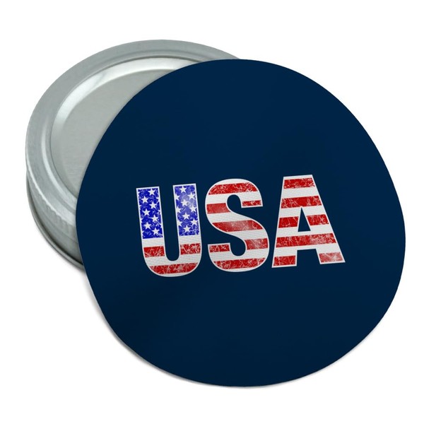 Graphics & More USA Flag Round Rubber Non-Slip Jar Gripper