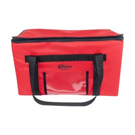 Sterno Red Delivery Leak-Proof Insulated Food Carrier Bag