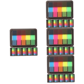 Operitacx Transparent Sticky Page Flags Fluorescent Index Tabs for School Office Annotating Books for Organizing Notes and Aiding Reading