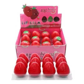 24 Balsamos Labiales En Forma De Fresa                                                                                                                