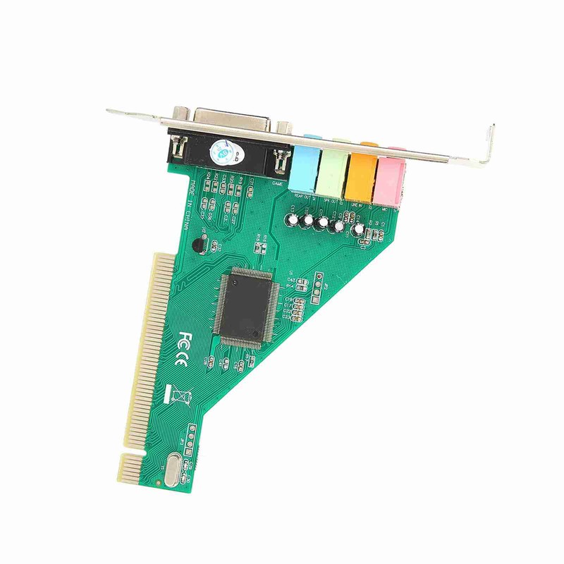 PCI Sound Card Channel 4.1 for Computer Desktop Internal Audio