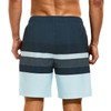 HODOSPORTS Mens Swimsuit Trunks 7" Quick-Dry Swim Shorts with Compression