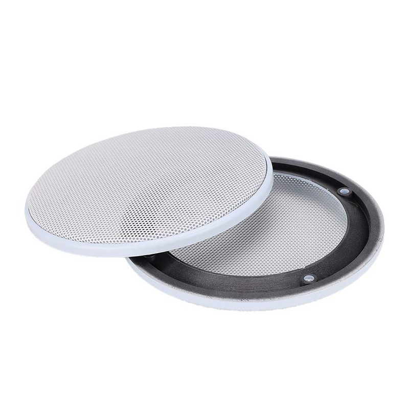 White Round Speaker Cover Ceiling Speaker White Cover Metal Cold