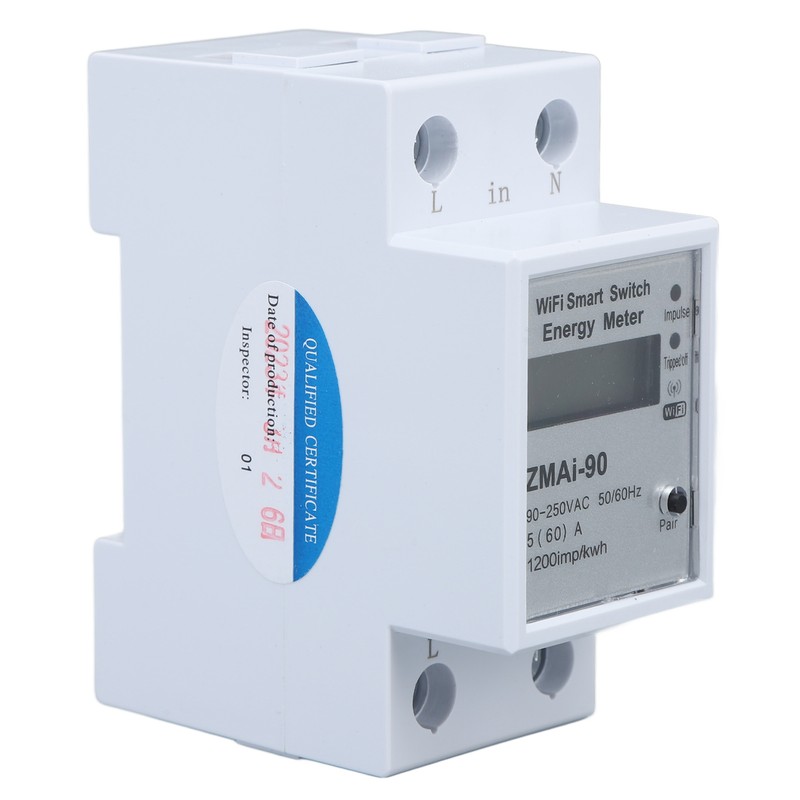 Single Phase Energy Meter WiFi Metering Switch Electric Meter APP