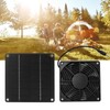 Solar Fan Effective Cooling Safety Protection Easily Install 3W 43.4CFM