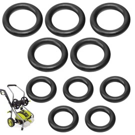 SPX3000-ORING SPX3000 Pressure Washer Replacement O-Rings for Sun Joe SPX4001, SPX3001, SPX3500, SPX3501, SPX4000 Electric Pressure Washers (5pcs Small O-Ring and 5pcs Large O-Ring)