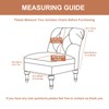 Eco-Ancheng - Funda para silla sin brazos, extraíble para sillas