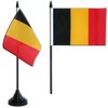 Belgium Table Flag 4 x 6 inch