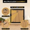 TOFOREVO 8x8 Square Picture Frames Set of 6 Black Wood