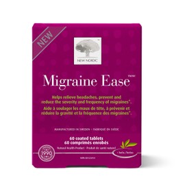 New Nordic Migraine Ease | Natural Migraine Relief Supplement for Adults | With Feverfew Extract | 60 Count (Pack of 1)