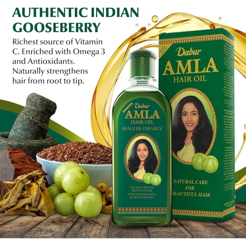 Aceite Para El Cabello Dabur Amla 296 Ml