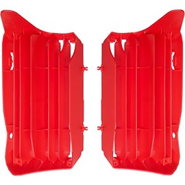 POLISPORT 8476100002 Radiator Slats Set Made of Strong and Durable Polypropylene without Fittings. Compatible with Honda Motorcycles in Red
