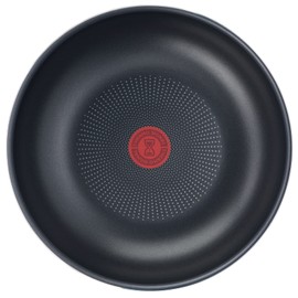 Tefal Ingenio L1507702 Wok Pan 26 cm Non-Induction Non-Stick Coating Stackable Dishwasher Safe Easy Plus L1507702 Black