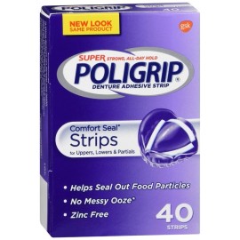 SUPER POLIGRIP Comfort Seal Strips 40 EA