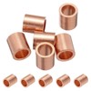 PATIKIL 5/16"/ 8mm Wire Rope Stop Sleeve, 6 Pack Copper