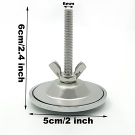 SyiXute 1 Piece Tap Hole Cover, 5 cm Stainless Steel Tap Hole Plug, Kitchen Hole Cover, Good Sealing Tap Hole Cover Kitchen for Sink Hole Plugs (Silver)