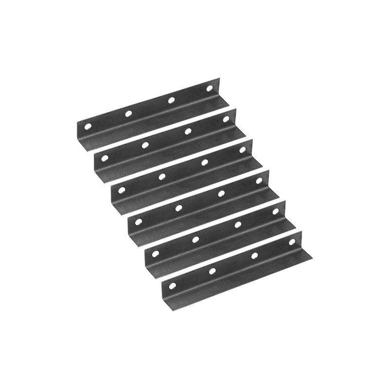OTTFF 6 Pack Garage Door Jamb Bracket, Weld On Steel