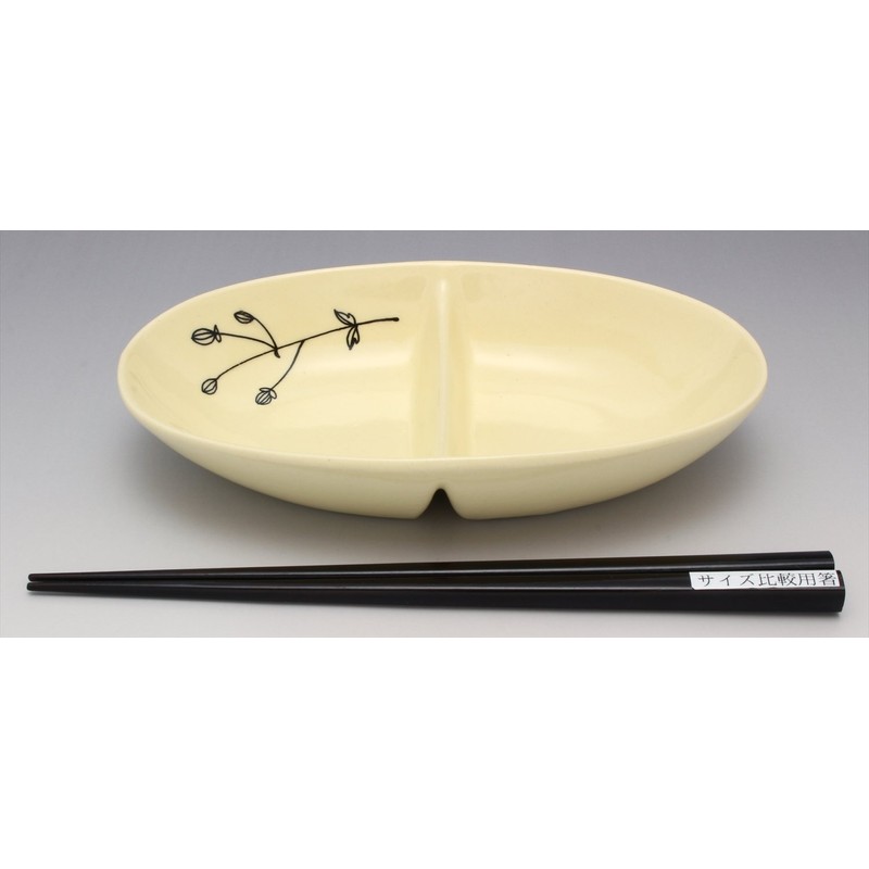 Potamoto Sozen Medium Plate, White, 7.1 inches (18 cm), Seto