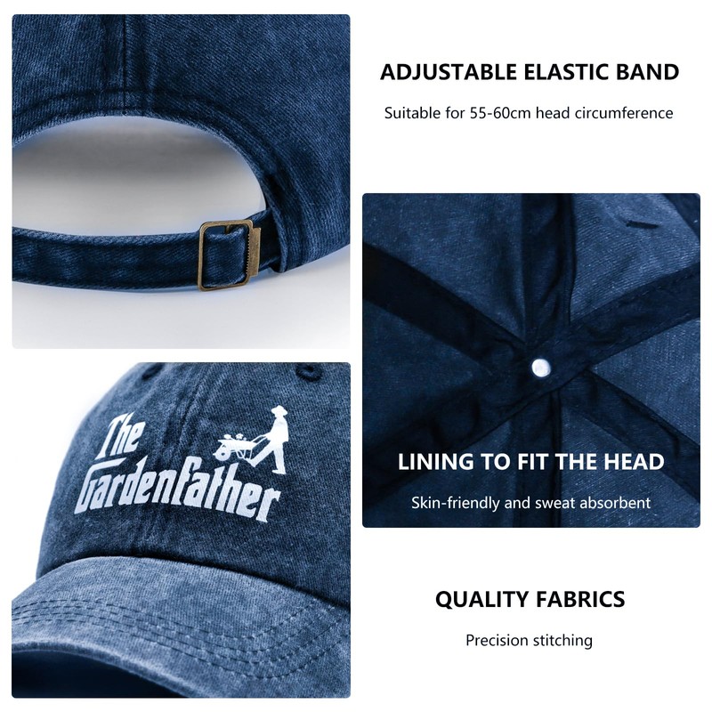 Gardening Gifts for Men, Gardening Hat Men, Fathers Day Birthday