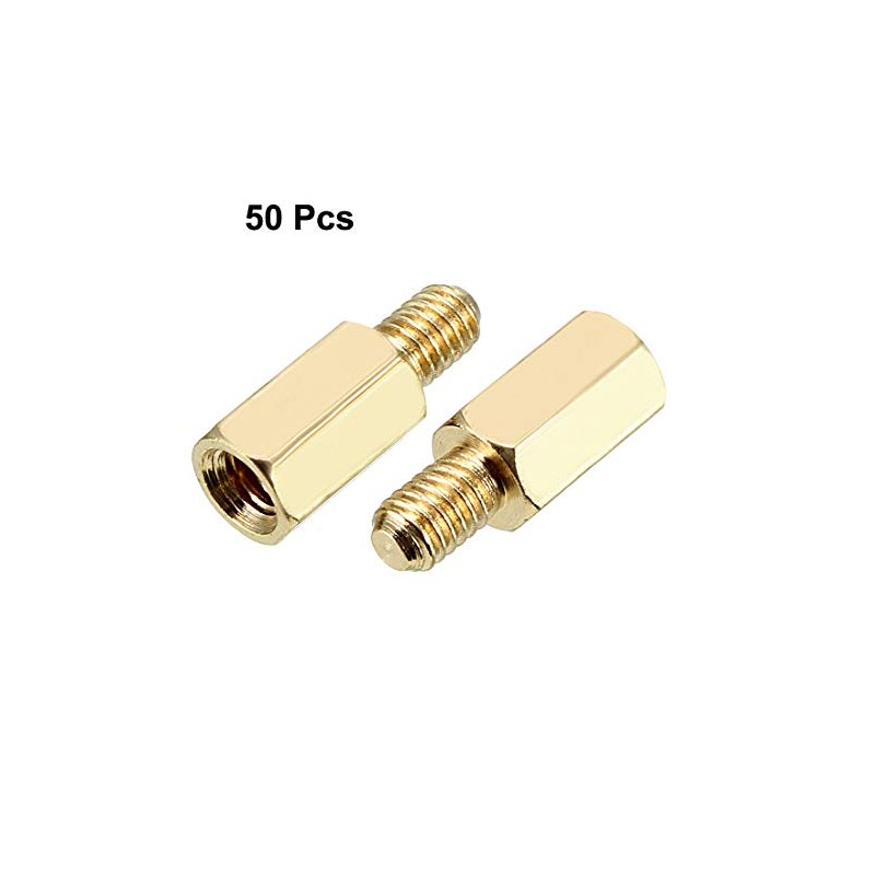 sourcing map Pack of 50 M4 10 + 6 mm