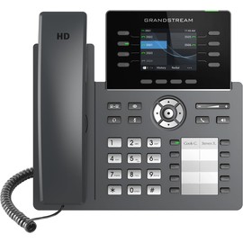 Grandstream GRP2634 IP Phone | 8 Lines, 6 SIP Accounts | 2.8-Inch Color Display | Wi-Fi 5 | Dual-Port Gigabit Ethernet with Integrated PoE