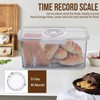 Gifhomfix Bread Box Bread Boxes for Kitchen Counter Airtight, Time