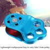 Rock Climbing Pulley 3 Holes Single Pulley Climbing Bearing for