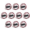 iuniq 10pcs 0.28-inch Small DC Voltage Meter,Reverse Connection Protection LED