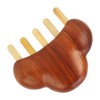Rosewood Meridian Comb Wide Comb Teeth Reduce Stress Wooden Scalp