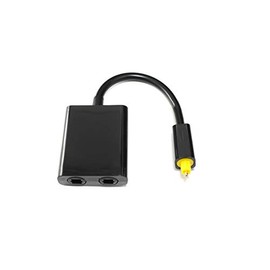 Optical Digital Audio Splitter, 2 Splitter, Optical Angle, 1 Input, 2 Splitter, Optical Angle (Male 1: 2 Female) Splitter, SPDIF, High Resolution