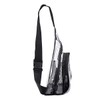 AIMALL Clear PVC Crossbody Backpack, Waterproof Adjustable Shoulder Strap Bag,