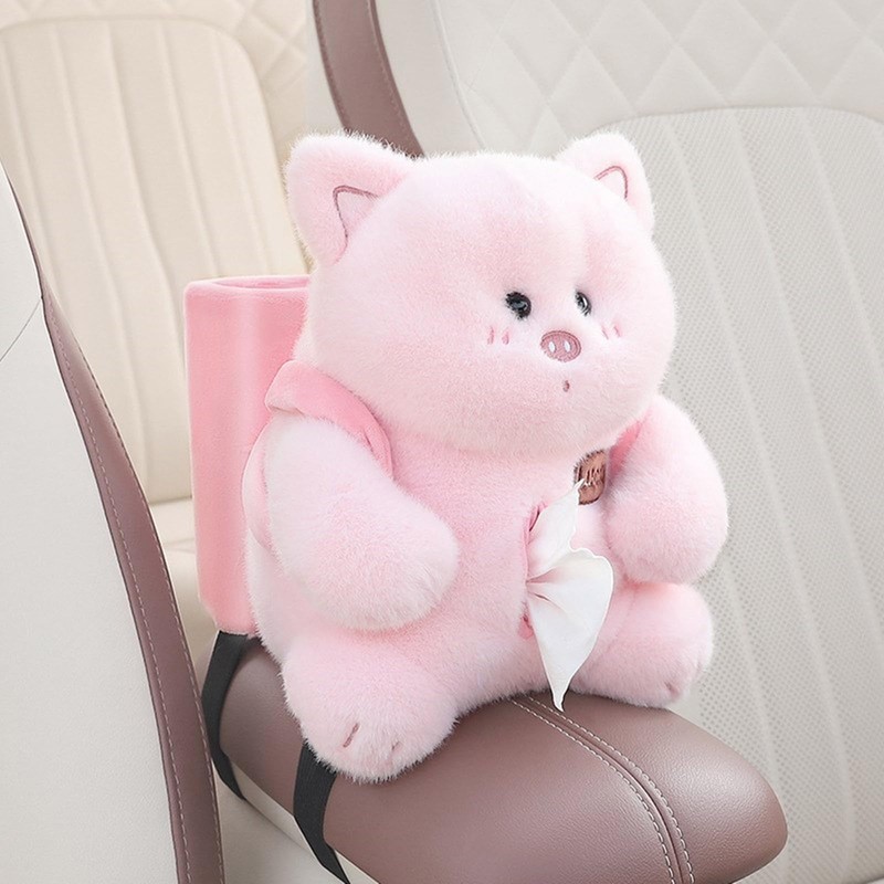 DIMITU Car Tissue Holder with Car Garbage Can Elegant 2