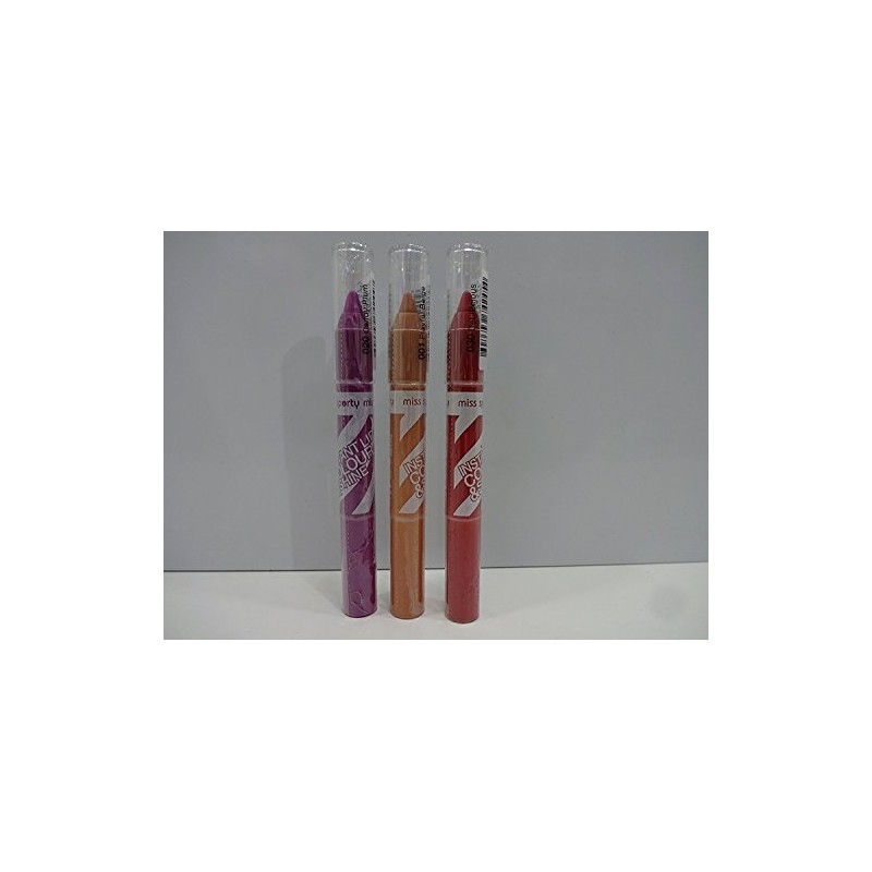 3 x Miss Sporty Instant Colour & Shine Lasting Shiny