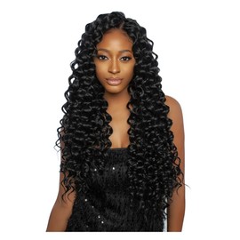 (5 Pack) Afri Naptural Pre-Stretched Crochet Braid - CB3P2007 3X Gigi CURL 20" (1)