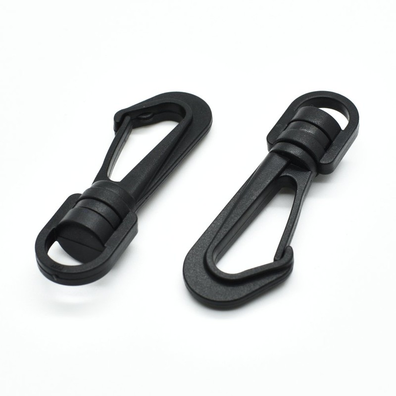 10pcs Plastic Swivel Snap Hooks Hardware Side Release Buckle Paracord