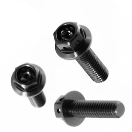 Autobahn88 Motorcycle Brake Master Cylinder Bolt Dress-up Kit, compatible with Aprilia RSV4 2009-2017 (Black) (Set of 4)