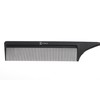 Kobe Professional Carbon Fibre Metal Tail Comb, Fine Teeth Lightweight,