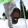 LIOOBO 2 pairs of ice cleats, snow shoe spikes, shoe