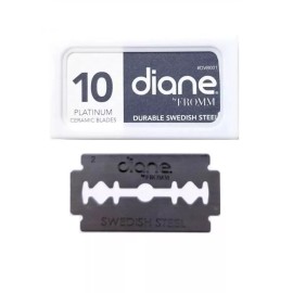 Unbanded Diane Swedish Steel Double-Edge Safety Razor Shaving Razor Blades 100 Blade Pack