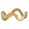 NORDAL Napkin Ring Skye Brushed Brass Gold 4.4 cm