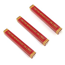 Tibetan Monastery 3 boxes of Incense 80 traditional Incense sticks from Tibet Hand Rolled Incense