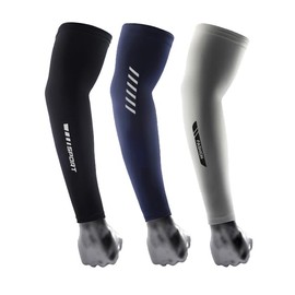 3 Pairs UV Sun Protection Arm Sleeves for Men Women - Compression Sun Sleeves Sports for Outdoor